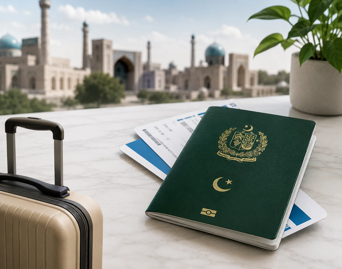 Uzbekistan visit visa process for Pakistani citizens